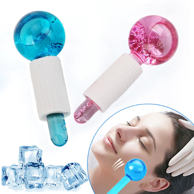 Tratamento facial feminino com disco, bola, massageador facial, rosto, pescoço e olhos, pele reafirmante, reduz inchaço e rugas
